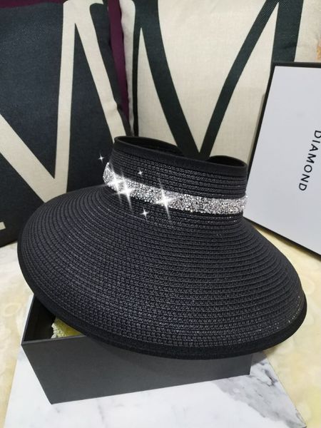 korean diamond hepburn lady fashion empty female summer beach uv-proof sun large sunscreen straw sunscreen hat eaves straw hat, Blue;gray
korean diamond hepburn lady fashion empty female summer beach uv-proof sun large sunscreen straw sunscreen hat eaves straw hat, Blue;gray
