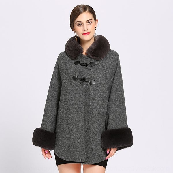 1301new shawl wool wool copy rex rabbit fur collar double leather buckle knitted cardigan cape shawl woolen coat for women, Black
1301new shawl wool wool copy rex rabbit fur collar double leather buckle knitted cardigan cape shawl woolen coat for women, Black