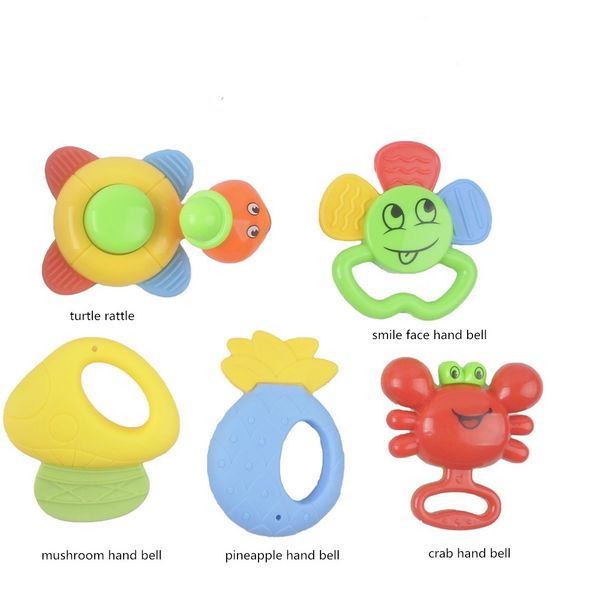 5 pieces per set factory direct sale multiful color educational development toys new kids games rattle for babies for 2020
5 pieces per set factory direct sale multiful color educational development toys new kids games rattle for babies for 2020