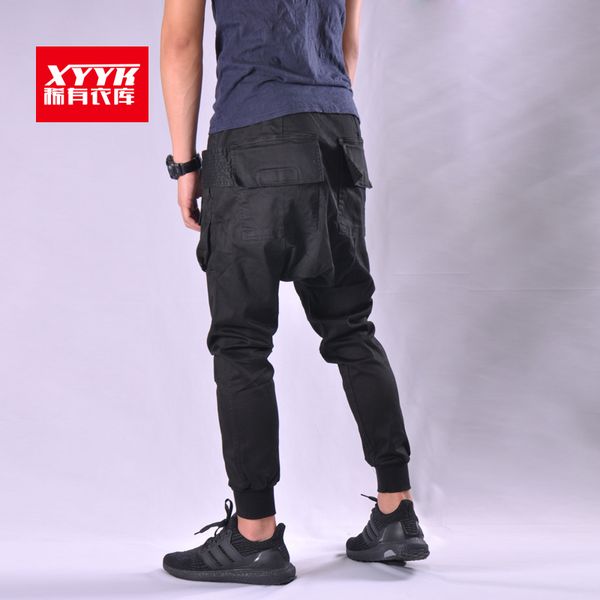 s-xxxl 2020 new large code men's pants clothing hiphop street harem pants overalls plus size costumes, Black
s-xxxl 2020 new large code men's pants clothing hiphop street harem pants overalls plus size costumes, Black