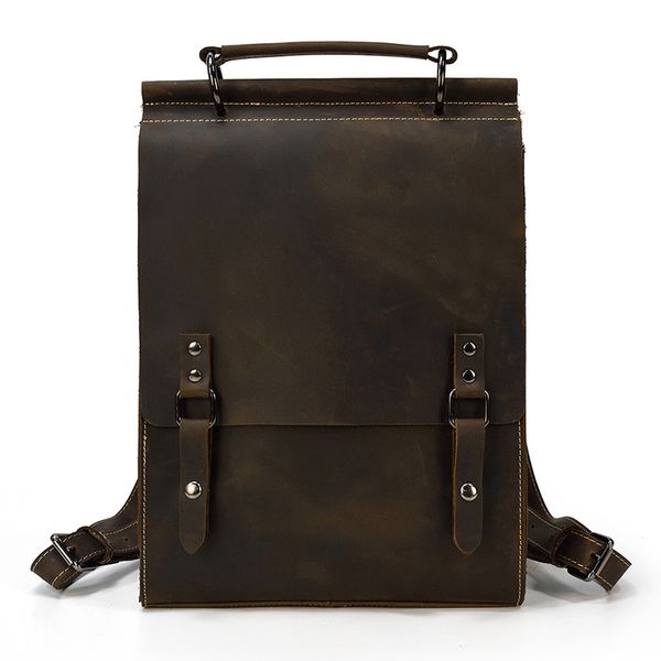 aber crazy horse leather bag men school backpack 2020 new vintage handmade cowhide solid color large capacity man bagpack
aber crazy horse leather bag men school backpack 2020 new vintage handmade cowhide solid color large capacity man bagpack