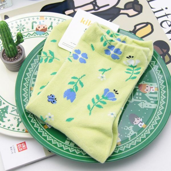 kikiya cotton butterfly korean east gate spring middle tube women's cotton socks flower butterfly pink blue-green socks, Black
kikiya cotton butterfly korean east gate spring middle tube women's cotton socks flower butterfly pink blue-green socks, Black