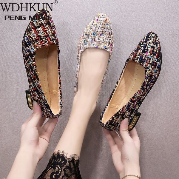 women flats slip on flat gold pointed toe casual shoes plaid boat shoes metal heels female shallow ladies spring footwears, Black
women flats slip on flat gold pointed toe casual shoes plaid boat shoes metal heels female shallow ladies spring footwears, Black