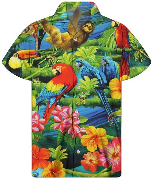 jackherelook hawaiian floral print shirts men casual men's short sleeve shirt beach loose blouse streetwear camisa masculina, White;black
jackherelook hawaiian floral print shirts men casual men's short sleeve shirt beach loose blouse streetwear camisa masculina, White;black
