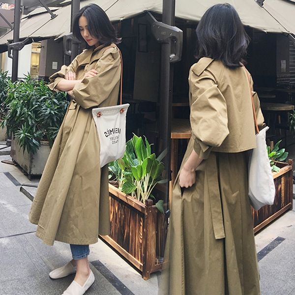 nho29 2020 new women's autumn loose waist slimming overcoat fashionable 2020 new women's overalls windbreaker windbreaker autumn l, Tan;black
nho29 2020 new women's autumn loose waist slimming overcoat fashionable 2020 new women's overalls windbreaker windbreaker autumn l, Tan;black
