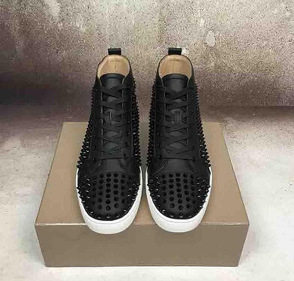 men shoes red bottom sneaker luxury style party wedding genuine leather falt full spikes lace-up casual shoes,outdoor trainers, Black
men shoes red bottom sneaker luxury style party wedding genuine leather falt full spikes lace-up casual shoes,outdoor trainers, Black