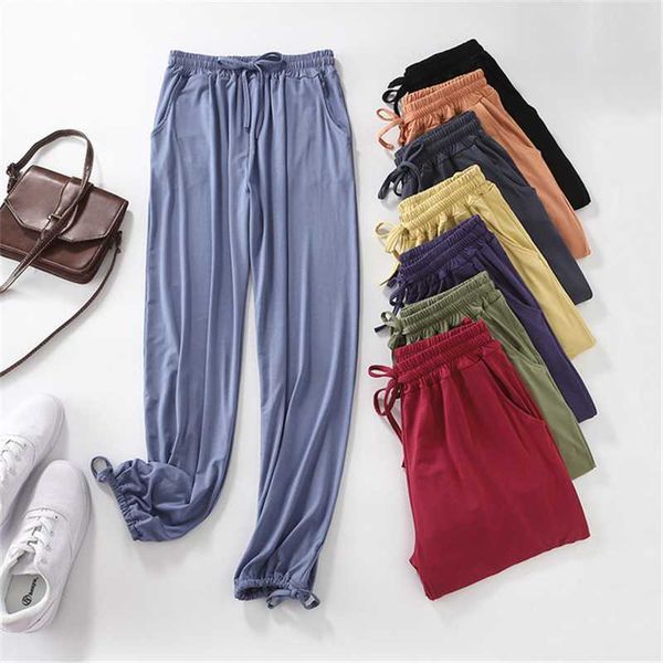 cotton sleep pants women beam pants female spring and summer thin wide leg loose lantern elastic waist home, Black;red
cotton sleep pants women beam pants female spring and summer thin wide leg loose lantern elastic waist home, Black;red