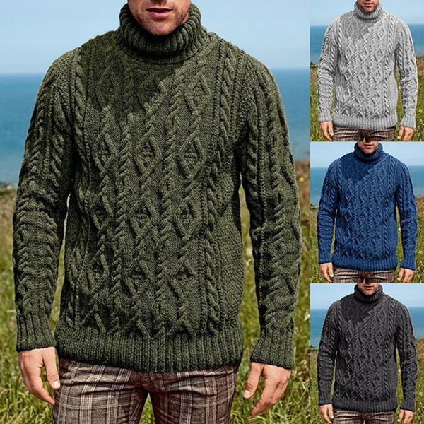 grid high neck mens sweaters winter long sleeve spiral pattern men warm sell clothing, White;black
grid high neck mens sweaters winter long sleeve spiral pattern men warm sell clothing, White;black