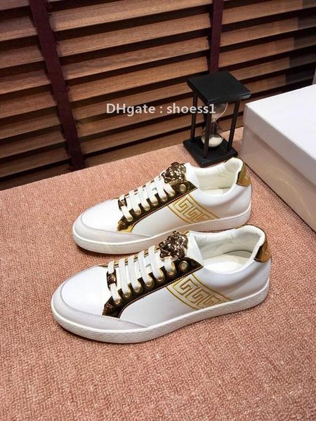 2021-2020w fashion men 's running shoes luxury casual shoes breathable leather classic sneakers low -party shoes ,size :38 -45, Black
2021-2020w fashion men 's running shoes luxury casual shoes breathable leather classic sneakers low -party shoes ,size :38 -45, Black