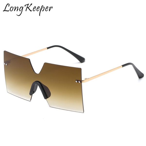 2020 longkeeper sunglasses women oversized retro gradient mental frame sun glasses man rimless vintage eyewear gafas de sol, White;black
2020 longkeeper sunglasses women oversized retro gradient mental frame sun glasses man rimless vintage eyewear gafas de sol, White;black