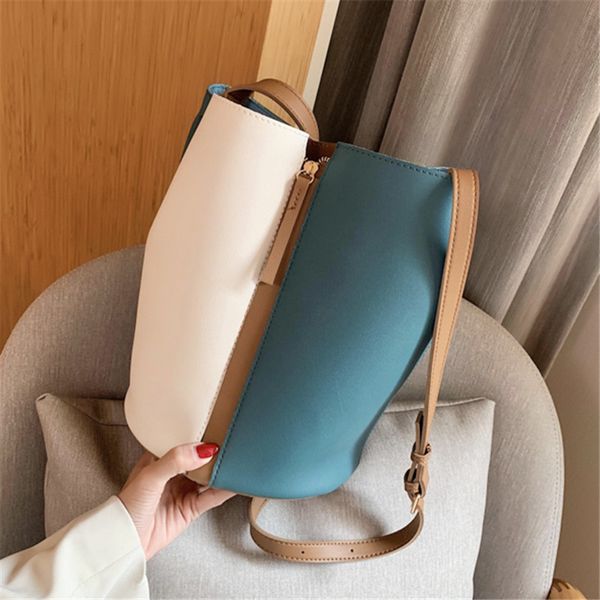 women shoulder bag large capacity 2 piece set bucket handbags quality pu leather women crossbody bag fashion leisure travel bags
women shoulder bag large capacity 2 piece set bucket handbags quality pu leather women crossbody bag fashion leisure travel bags