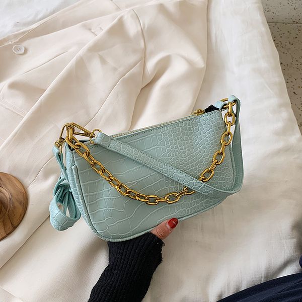 crocodile pattern chain tote bag 2020 summer new pu leather women's designer handbag travel shoulder bag armpit
crocodile pattern chain tote bag 2020 summer new pu leather women's designer handbag travel shoulder bag armpit