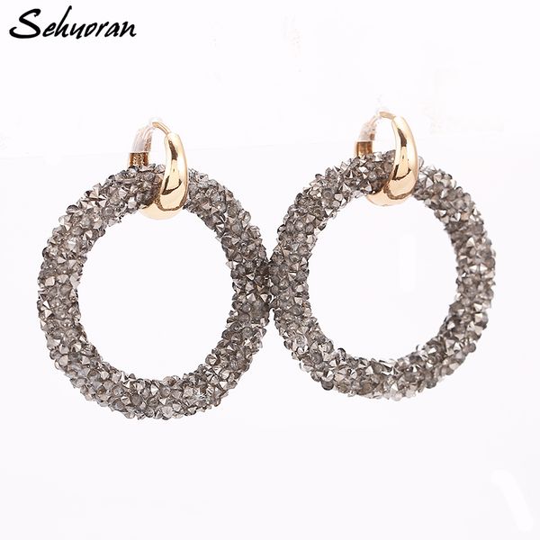 sehuoran oorbellen artificial earrings for women statement earings two kinds of wear law copper buckle round brincos aretes ear, Golden;silver
sehuoran oorbellen artificial earrings for women statement earings two kinds of wear law copper buckle round brincos aretes ear, Golden;silver