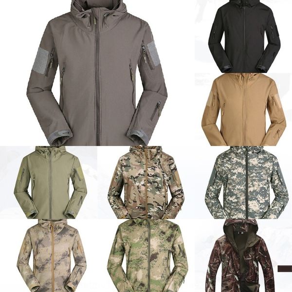outdoor tad shark skin soft shell camouflage hooded fleece waterproof mountaineering warm warm jacket jacket clothing, Blue;black
outdoor tad shark skin soft shell camouflage hooded fleece waterproof mountaineering warm warm jacket jacket clothing, Blue;black