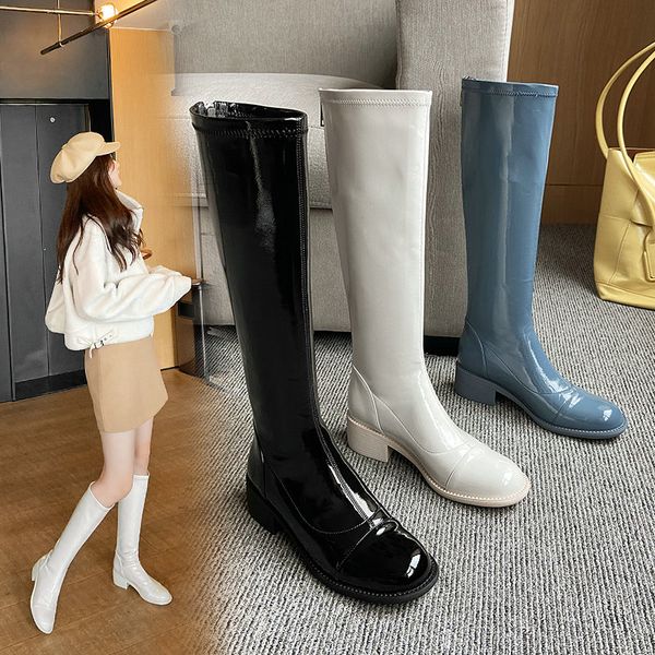 new arrival genuine leather women knee high boots high heels zipper warm boots ladies party woman motorcycle, Black
new arrival genuine leather women knee high boots high heels zipper warm boots ladies party woman motorcycle, Black
