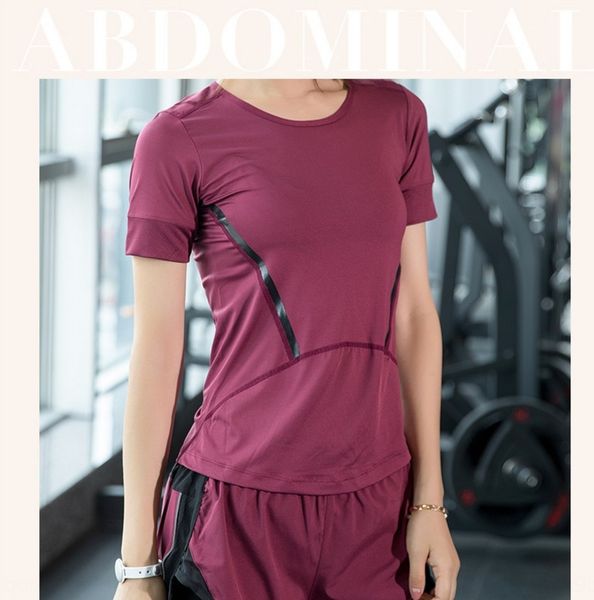 we37j sports women's new sports short sleeve coat t-shirt running training slimming half sleeve breathable high elastic tight t-shir, Gray;blue
we37j sports women's new sports short sleeve coat t-shirt running training slimming half sleeve breathable high elastic tight t-shir, Gray;blue