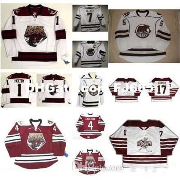 1 brayden holtby mens womens kids ahl hershey bears 17 bourque 100% embroidery custom any name any no. ice hockey jerseys goalit cut, Black;red
1 brayden holtby mens womens kids ahl hershey bears 17 bourque 100% embroidery custom any name any no. ice hockey jerseys goalit cut, Black;red