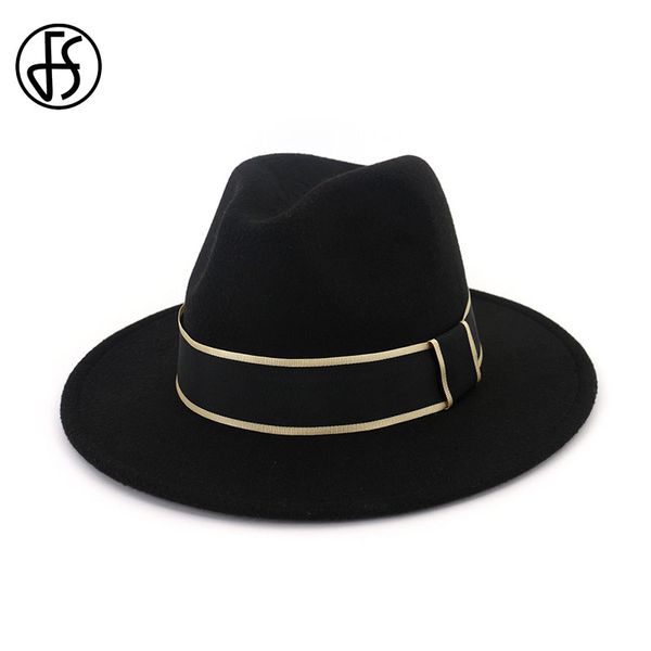 fs women men wool felt fedora hat with ribbon band elegant wide brim casual panama trilby jazz cap fashion winter autumn hats, Blue;gray
fs women men wool felt fedora hat with ribbon band elegant wide brim casual panama trilby jazz cap fashion winter autumn hats, Blue;gray
