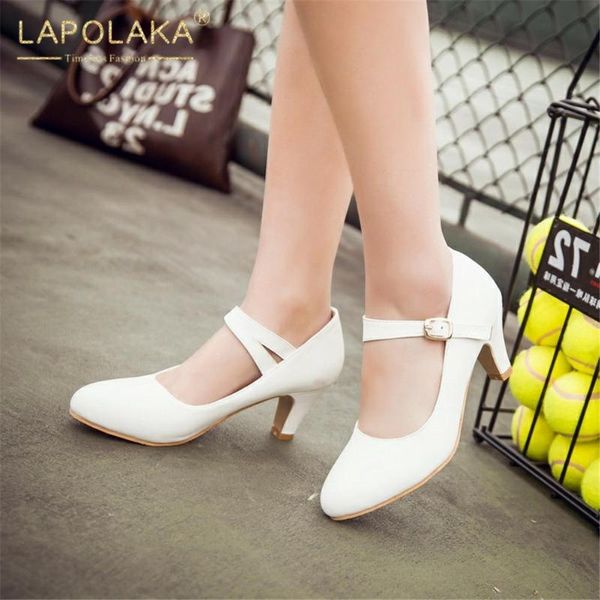 lapolaka 2020 large size 43 strange style concise shoes woman pumps buckle strap platform elegant pumps ladies, Black
lapolaka 2020 large size 43 strange style concise shoes woman pumps buckle strap platform elegant pumps ladies, Black