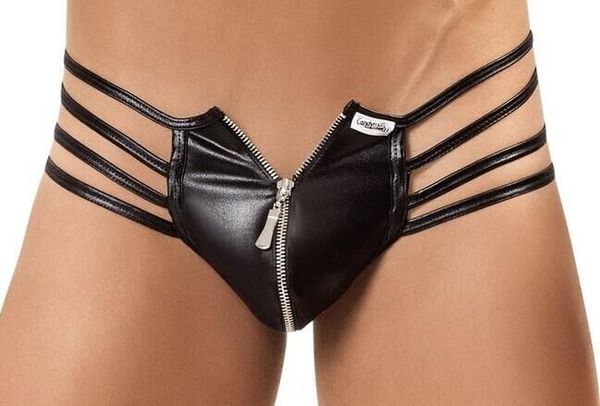 new fun thong pants c435 new men's leather underwear men's fun underwear thong leather pants c435, Black;white
new fun thong pants c435 new men's leather underwear men's fun underwear thong leather pants c435, Black;white