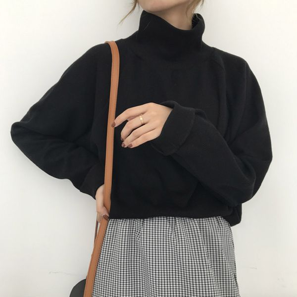 blackday turtleneck knitted jumpers for women women sweater casual loose long batwing sleeve crocheted pullovers streetwear, White;black
blackday turtleneck knitted jumpers for women women sweater casual loose long batwing sleeve crocheted pullovers streetwear, White;black