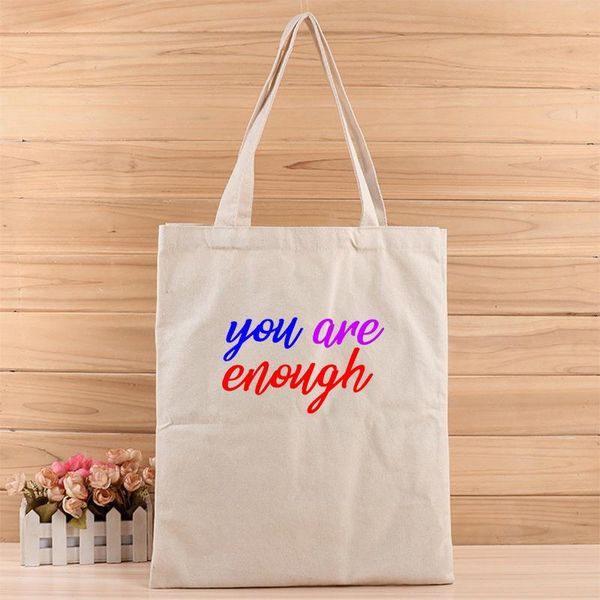 fashion you are enough creative girl and womens casual canvas tote bags suits for shopping,gift,wedding, birthday or anything else
fashion you are enough creative girl and womens casual canvas tote bags suits for shopping,gift,wedding, birthday or anything else