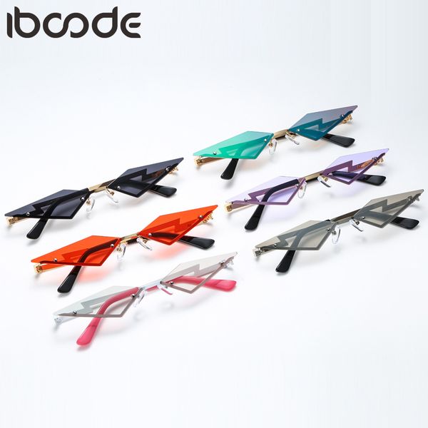 iboode new fashion frameless sunglasses female trend personality color film street shooting eyewear metal sun glasses uv400 new, White;black
iboode new fashion frameless sunglasses female trend personality color film street shooting eyewear metal sun glasses uv400 new, White;black