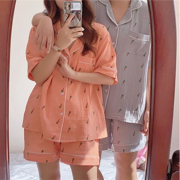 9vqmw couple pure cotton 2020 new cute printed short-sleeved shorts home clothes set couple pure cotton 2020 new pajamas pajamas cute printe, Blue;red 
9vqmw couple pure cotton 2020 new cute printed short-sleeved shorts home clothes set couple pure cotton 2020 new pajamas pajamas cute printe, Blue;red