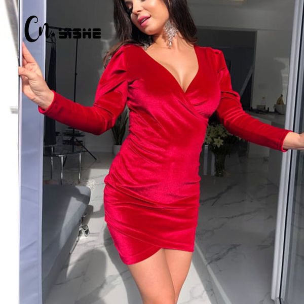 cnyishe red velvet party dress women 2020 fashion deep v-neck long sleeve bodycon sheath slim velvet dresses female vestido, Black;gray
cnyishe red velvet party dress women 2020 fashion deep v-neck long sleeve bodycon sheath slim velvet dresses female vestido, Black;gray