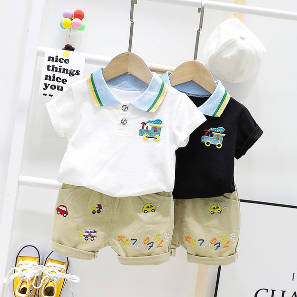 new baby boy clothing sets child boys casual cute short sleeve small train lapel + shorts 2pcs kids children clothes sets, White
new baby boy clothing sets child boys casual cute short sleeve small train lapel + shorts 2pcs kids children clothes sets, White
