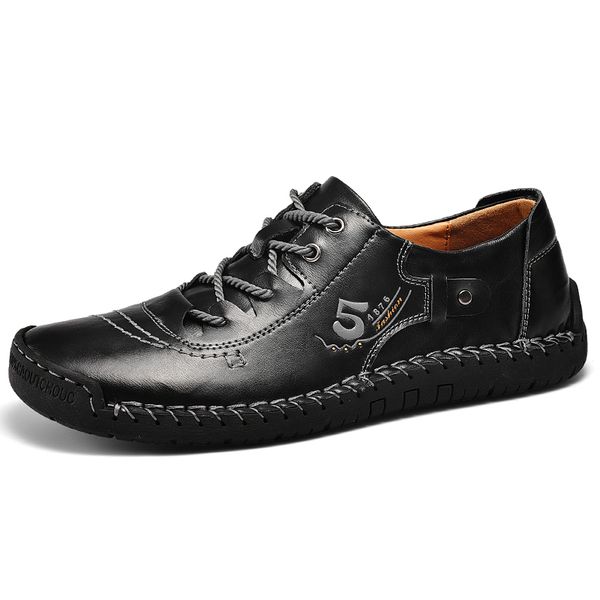 new men's casual shoes genuine leather men shoes outdoor comfortable mens fashion flats loafers moccasins size 38-48, Black
new men's casual shoes genuine leather men shoes outdoor comfortable mens fashion flats loafers moccasins size 38-48, Black