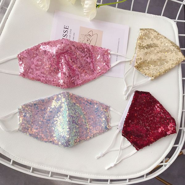 mouth mask dustproof washable women and men pink sequin face mask glitter shiny cover designer masks 4 color t2i51153
mouth mask dustproof washable women and men pink sequin face mask glitter shiny cover designer masks 4 color t2i51153