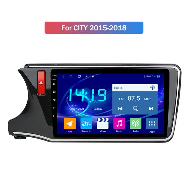 2.5d экран автомобиля плеер android навигации и автомагнитол entertainment system 4g + 64g для honda city 2015-2018
2.5d экран автомобиля плеер android навигации и автомагнитол entertainment system 4g + 64g для honda city 2015-2018