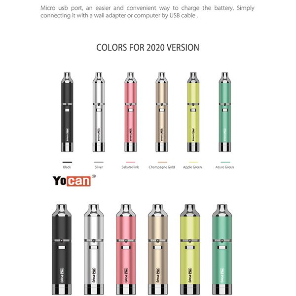 Оригинальный Yocan Evolve Plus Wax Vape Pen Kit С 1100mAh батареи ППЭС Wax Катушки Испаритель Кварцевый двойной катушки воск ДАБ наборы ручек
Оригинальный Yocan Evolve Plus Wax Vape Pen Kit С 1100mAh батареи ППЭС Wax Катушки Испаритель Кварцевый двойной катушки воск ДАБ наборы ручек
