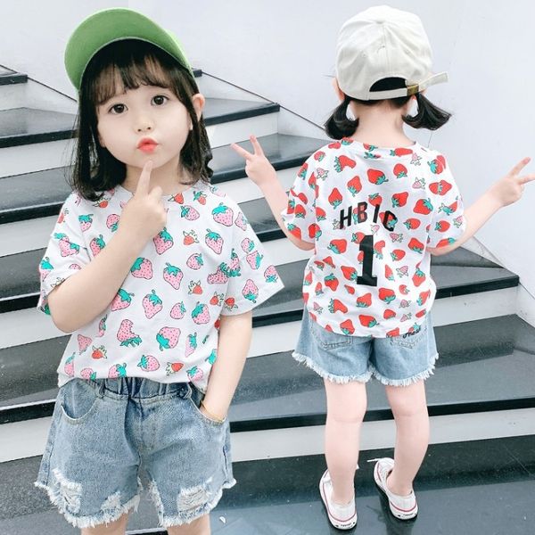 children's female coat t-shirt t-shirt summer 2020 new korean style women's short sleeve children's casual loose fashion, Blue
children's female coat t-shirt t-shirt summer 2020 new korean style women's short sleeve children's casual loose fashion, Blue