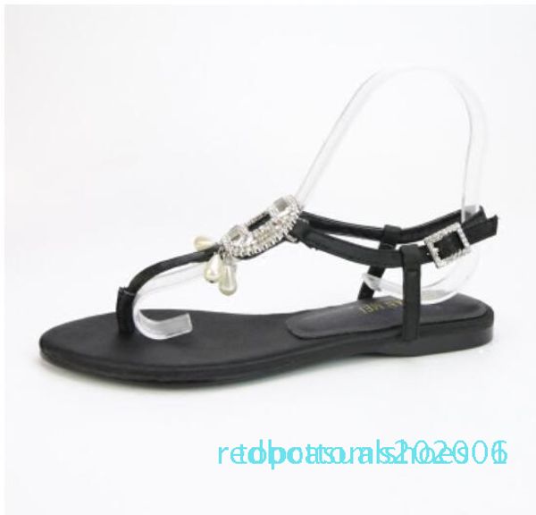 women casual slippers flat designer classic luxury square button rhinestone beads fashion brand summer seaside beach slippers t01, Black
women casual slippers flat designer classic luxury square button rhinestone beads fashion brand summer seaside beach slippers t01, Black