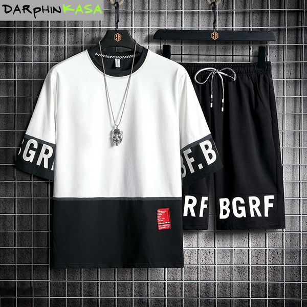 darphinkasa men's set 2020 summer tracksuit men's clothing ropa casual print cotton sweatshirt two piece suit t-shirts+shorts, Gray
darphinkasa men's set 2020 summer tracksuit men's clothing ropa casual print cotton sweatshirt two piece suit t-shirts+shorts, Gray