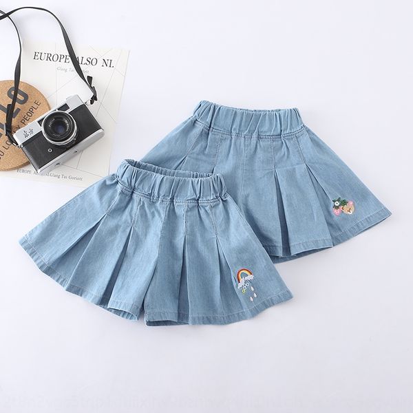 20 summer children's and short skirt shorts shorts korean style children's denim short pants skirt k1001, Blue
20 summer children's and short skirt shorts shorts korean style children's denim short pants skirt k1001, Blue