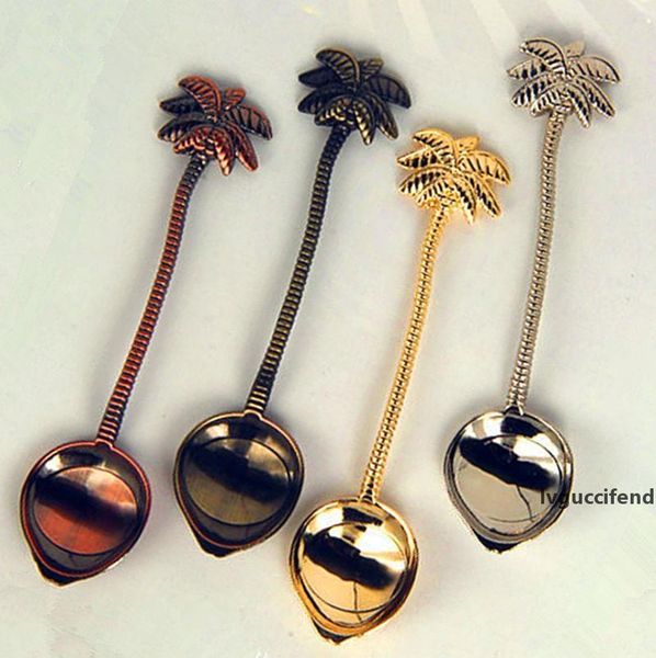 coconut tree golden spoon teaspoon for tea coffee dessert spoon alloy coconut tree tea scoop wholesale 
coconut tree golden spoon teaspoon for tea coffee dessert spoon alloy coconut tree tea scoop wholesale