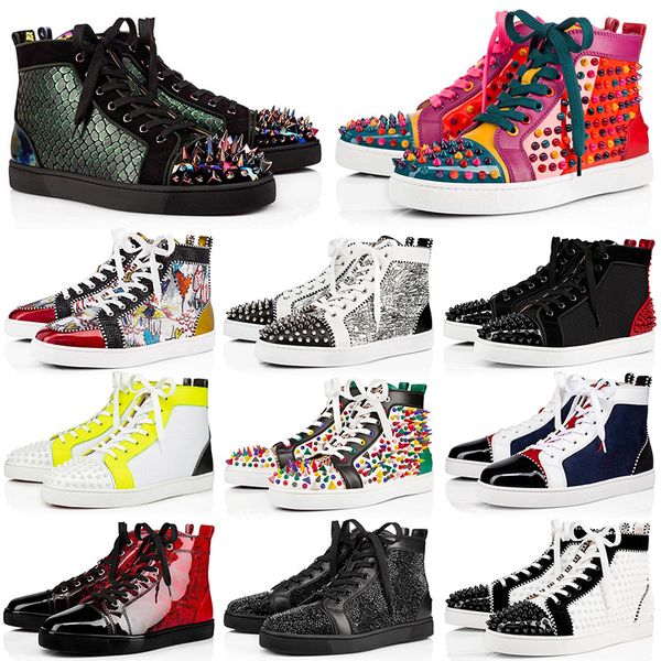 size 13 2020 fashion men red bottoms spikes chaussures suede leather designer casual shoes platform party lovers van black sneakers
size 13 2020 fashion men red bottoms spikes chaussures suede leather designer casual shoes platform party lovers van black sneakers