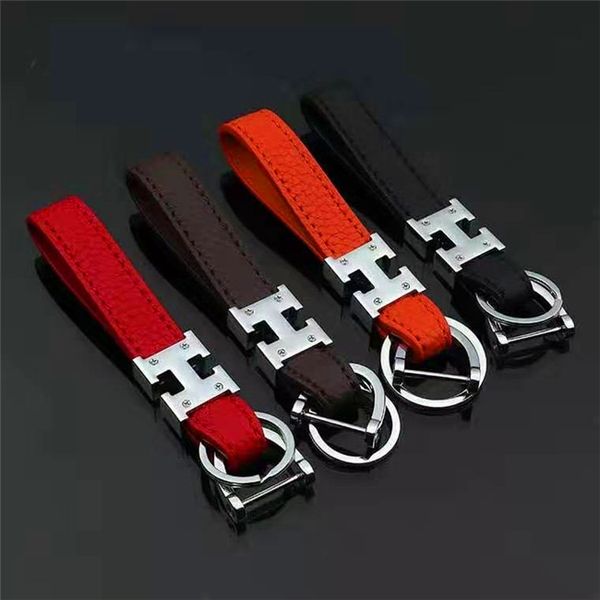 fashion key chain men's and women's leather stainless steel key chain platinum key chain with 12 colors 1pc, Silver
fashion key chain men's and women's leather stainless steel key chain platinum key chain with 12 colors 1pc, Silver