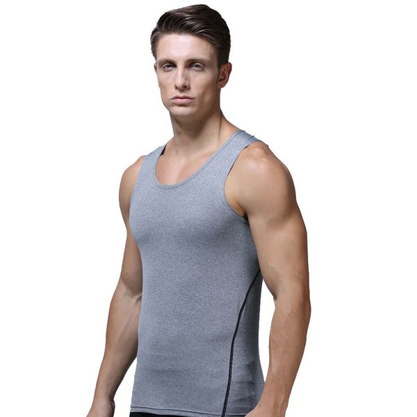 running jerseys men sports tank elastic breathable quick dry fitness vest for summer drop, Black;blue
running jerseys men sports tank elastic breathable quick dry fitness vest for summer drop, Black;blue