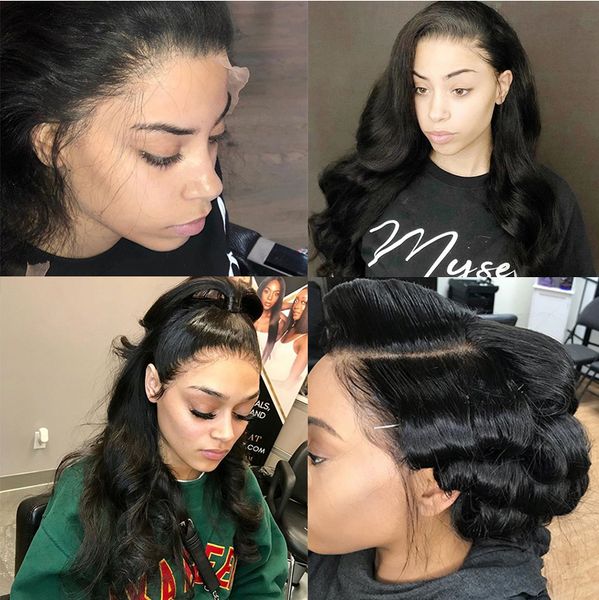 new wavy human hair wigs long indian remy hair glueless 13*6 lace front wig for women natural color 150%, Black;brown
new wavy human hair wigs long indian remy hair glueless 13*6 lace front wig for women natural color 150%, Black;brown