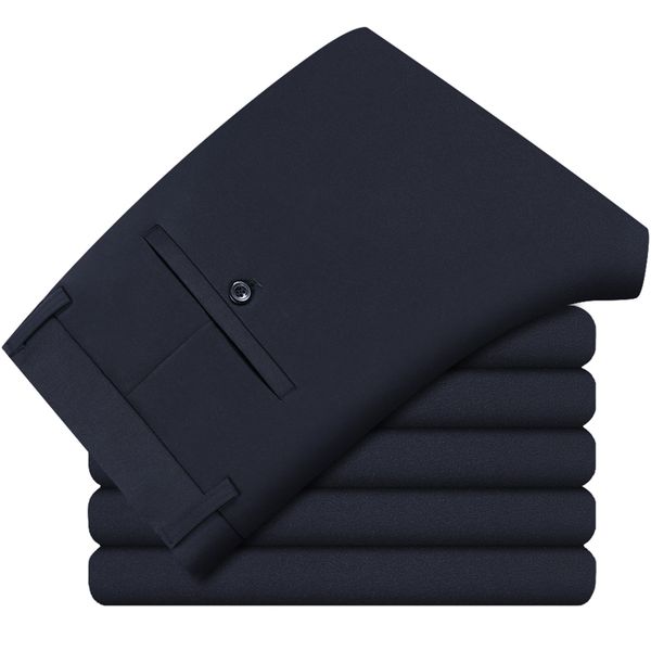 2020 four seasons new men's solid color plus size suit pants straight casual wide leg stretch plus size pants 29-52, Black
2020 four seasons new men's solid color plus size suit pants straight casual wide leg stretch plus size pants 29-52, Black