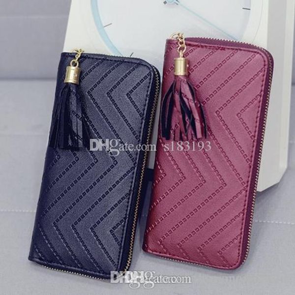 and wholesale 2019 fashion ladies single zipper wallet designer women pu leather wallet lady ladies long purse, Red;black
and wholesale 2019 fashion ladies single zipper wallet designer women pu leather wallet lady ladies long purse, Red;black