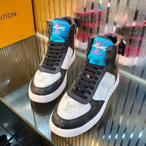 luxury men casual shoes mid mens lace-up sneakers breathable shoes mens basketball sport shoes rivoli sneaker boot 17, Black
luxury men casual shoes mid mens lace-up sneakers breathable shoes mens basketball sport shoes rivoli sneaker boot 17, Black