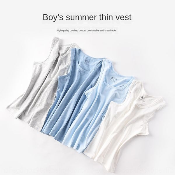 pure cotton thin medium and large children's vest sleeveless breathable solid color i-type back children's vest for 9-13, Blue
pure cotton thin medium and large children's vest sleeveless breathable solid color i-type back children's vest for 9-13, Blue