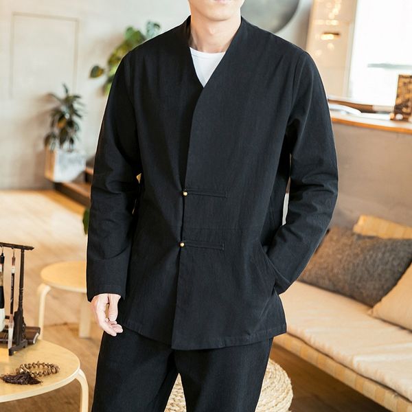 ogdvg chinese style jacket cotton coat cotton and linen men's chinese long sleeve linenlarge size linen coat spring and autumn loose, Black;brown
ogdvg chinese style jacket cotton coat cotton and linen men's chinese long sleeve linenlarge size linen coat spring and autumn loose, Black;brown