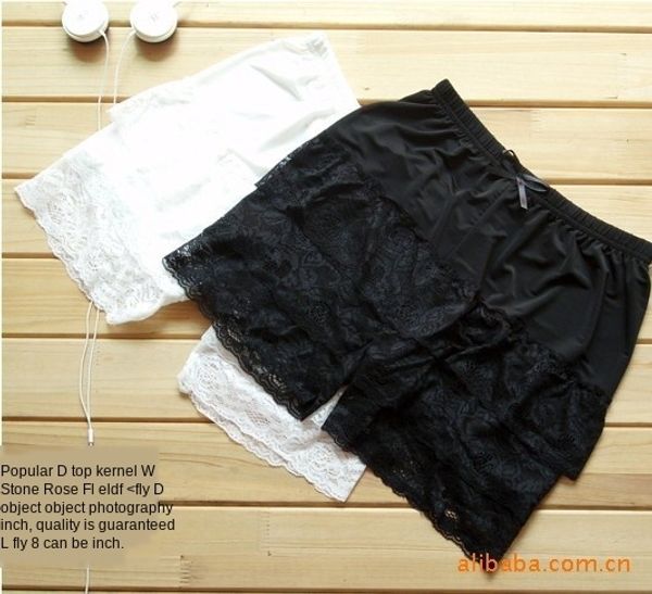 korean sweet princess three-layer lace three-point bottoming skirt ice silk three-point shorts safety pants lace safety pants, Black;white
korean sweet princess three-layer lace three-point bottoming skirt ice silk three-point shorts safety pants lace safety pants, Black;white