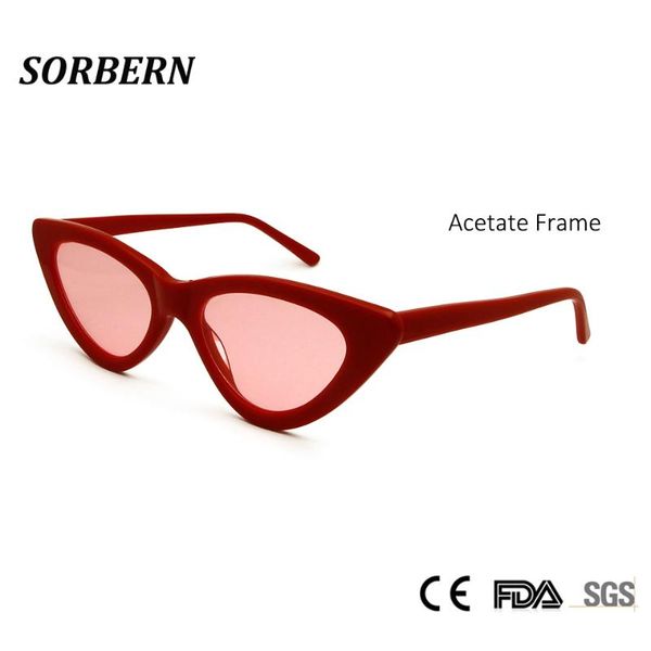 sorbern fashion cat eye sunglasses uv400 women designer acetate frames cr39 lens driving eyewear
sorbern fashion cat eye sunglasses uv400 women designer acetate frames cr39 lens driving eyewear